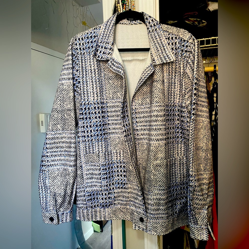 ROWME patterned, lightweight jacket/blazer